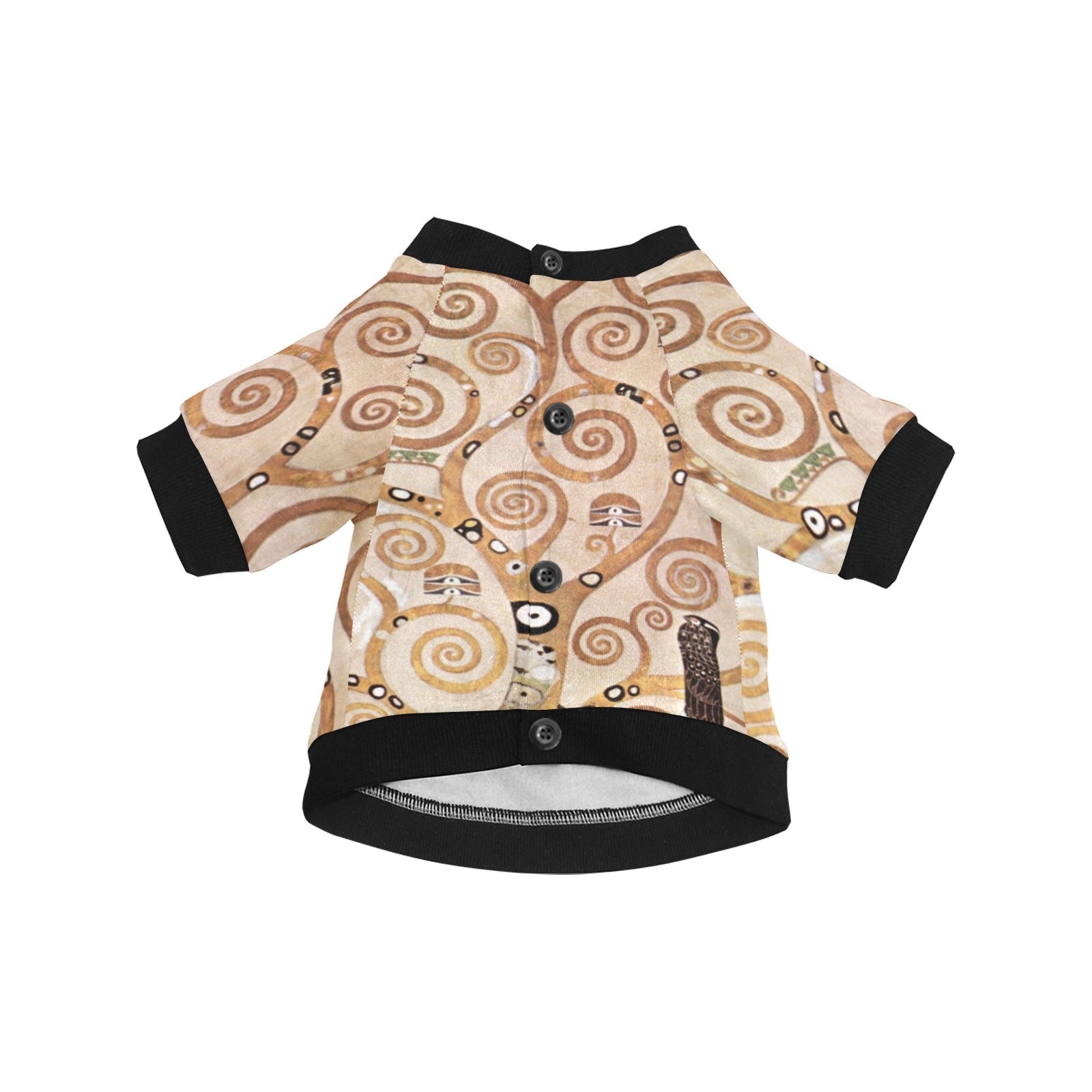 Klimt Tree of Life, Stoclet Frieze Round Neck Shirt Best - Majestic Pet Kingdom