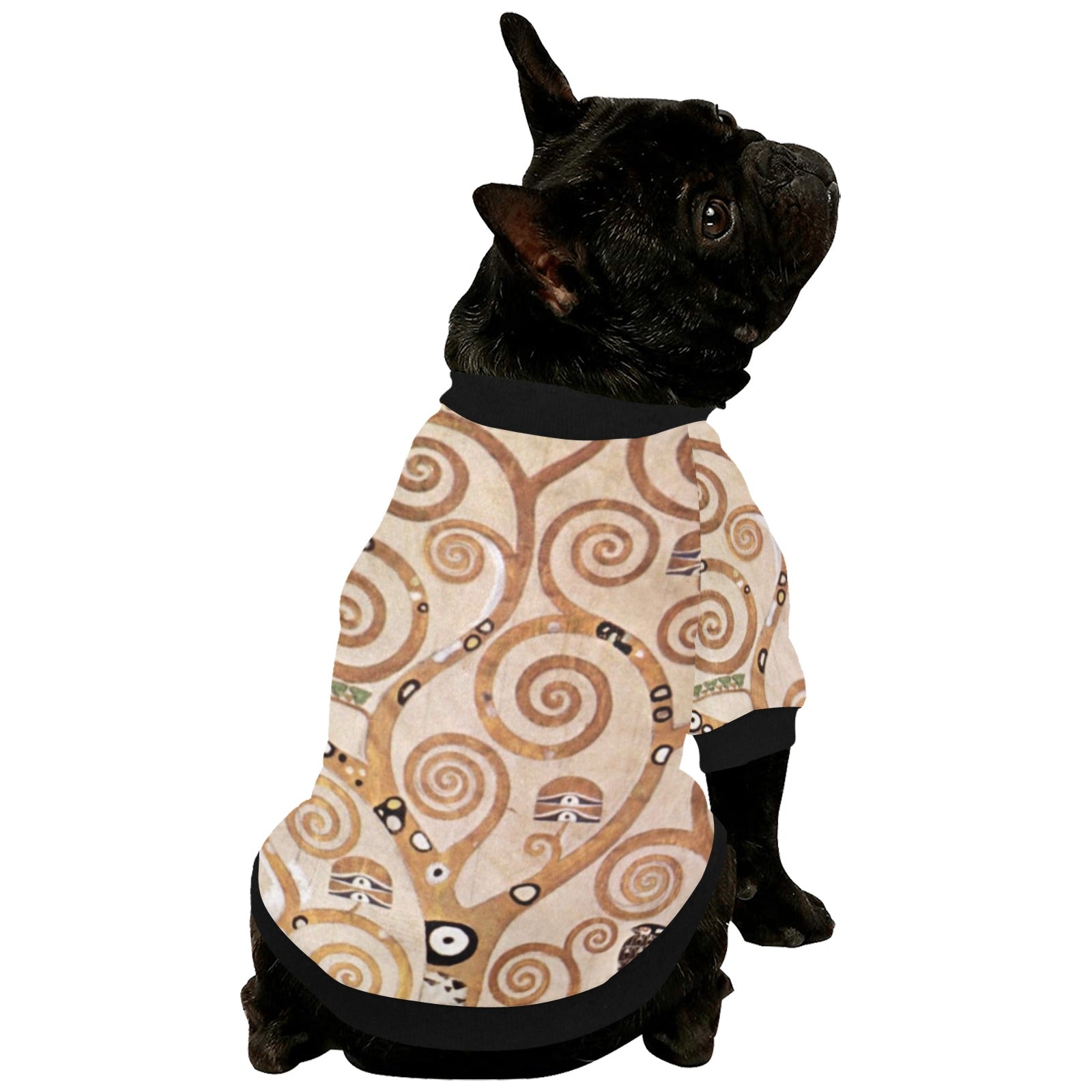 Klimt Tree of Life, Stoclet Frieze Round Neck Shirt Best - Majestic Pet Kingdom