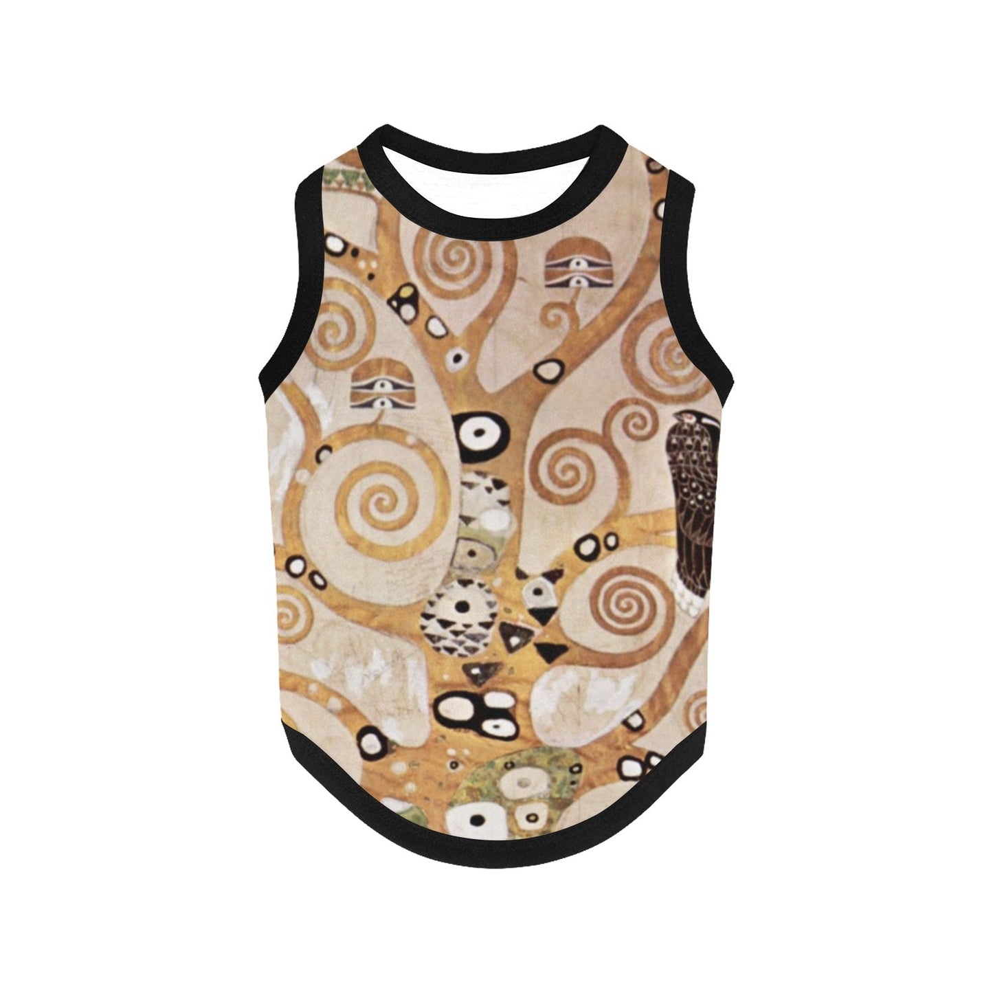 Dog Tank Top Gustav Klimt The Kiss Fine Art Graphic Pet