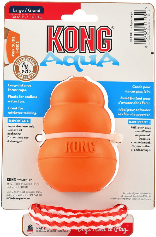 Dog Toy KONG Aqua Classic Floating Foam Water Fetch Training