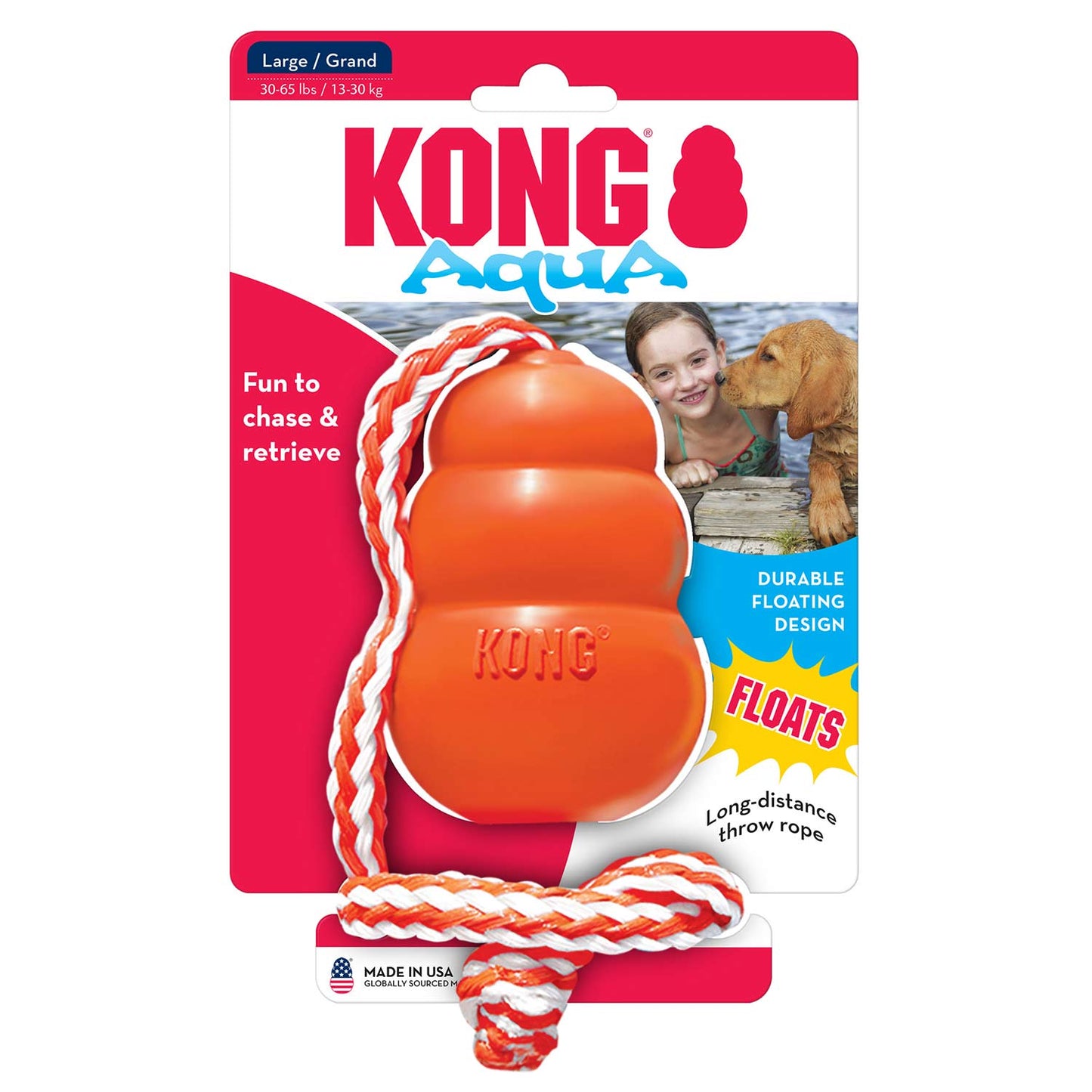 KONG Interactive Pet Toy Aqua Floating Water Dog Toy | Majestic Pet Kingdom™