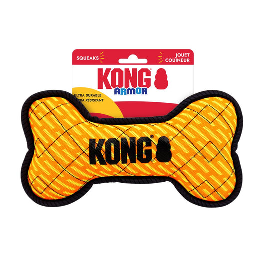Dog Chew Toy KONG Armor Bone Durable Heavy Duty Chewer Medium - Main Feature View | Majestic Pet Kingdom