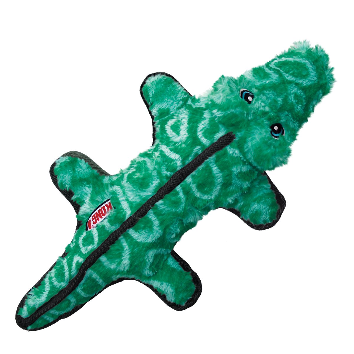 Dog Toy KONG Ballistic Alligator Tough Squeaky Plush Large