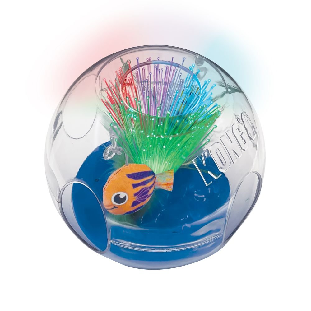 KONG Interactive Pet Toy Bat-A-Bout Glow Aquarium Premium Design | Majestic Pet Kingdom™