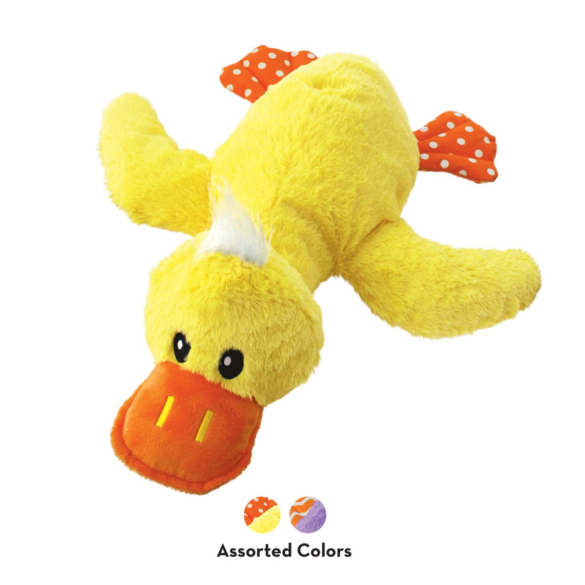 Dog Plush Toy KONG Comfort Duck Extra Large Squeaky Stuffed