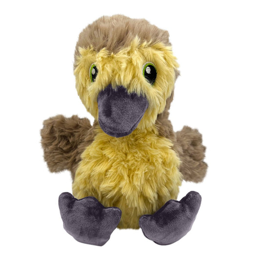 Dog Plush Toy KONG Comfort Tykes Gosling Squeaky Baby Chew - Detail Angle 2 | Majestic Pet Kingdom