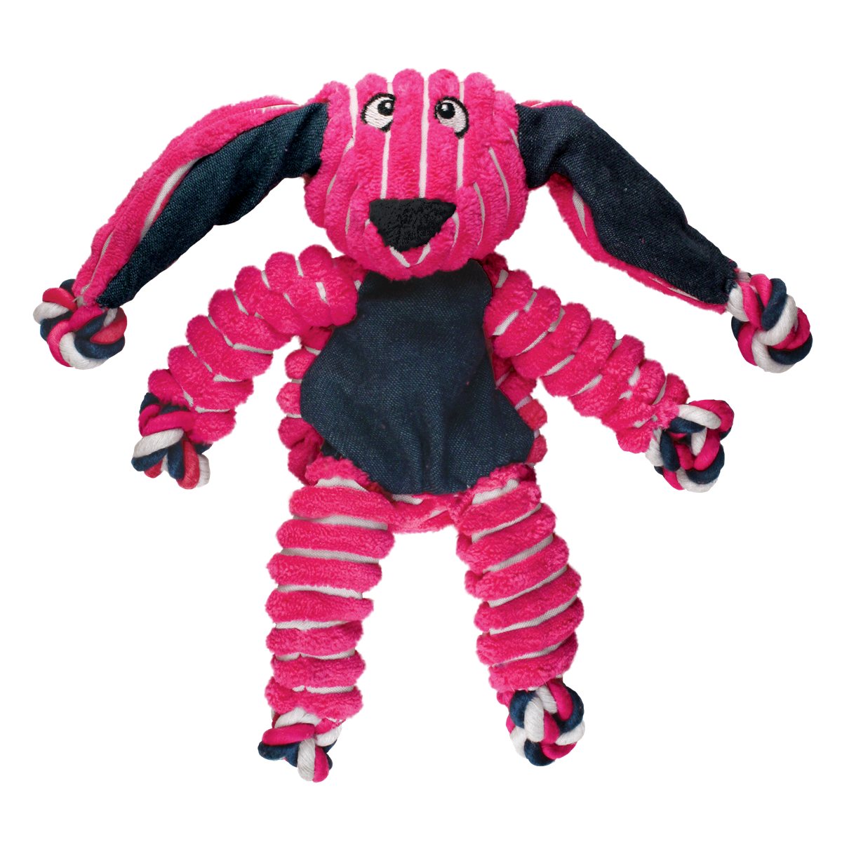 Dog Plush Toy KONG Floppy Knots Bunny Internal Knotted Rope