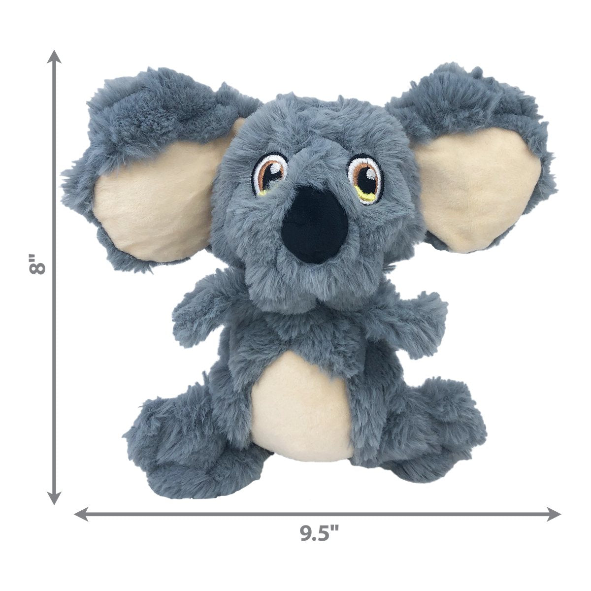Dog Plush Toy KONG Scrumplez Elephant Soft Squeaky Toy