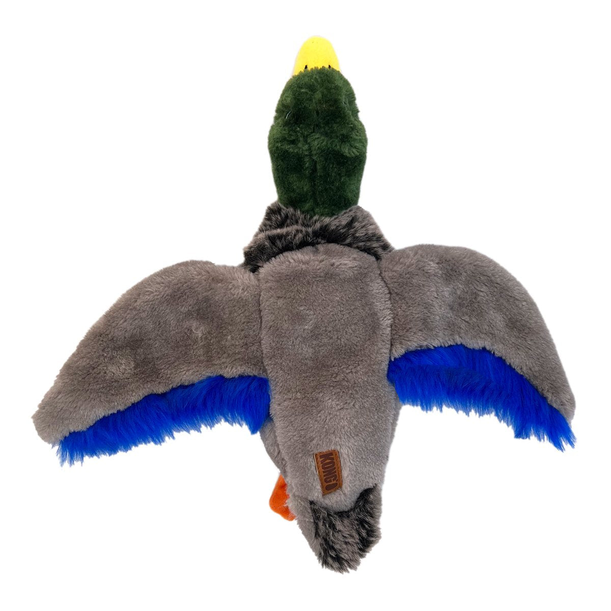 Dog Plush Toy KONG Wild Low Stuff Mallard Squeaky Bird
