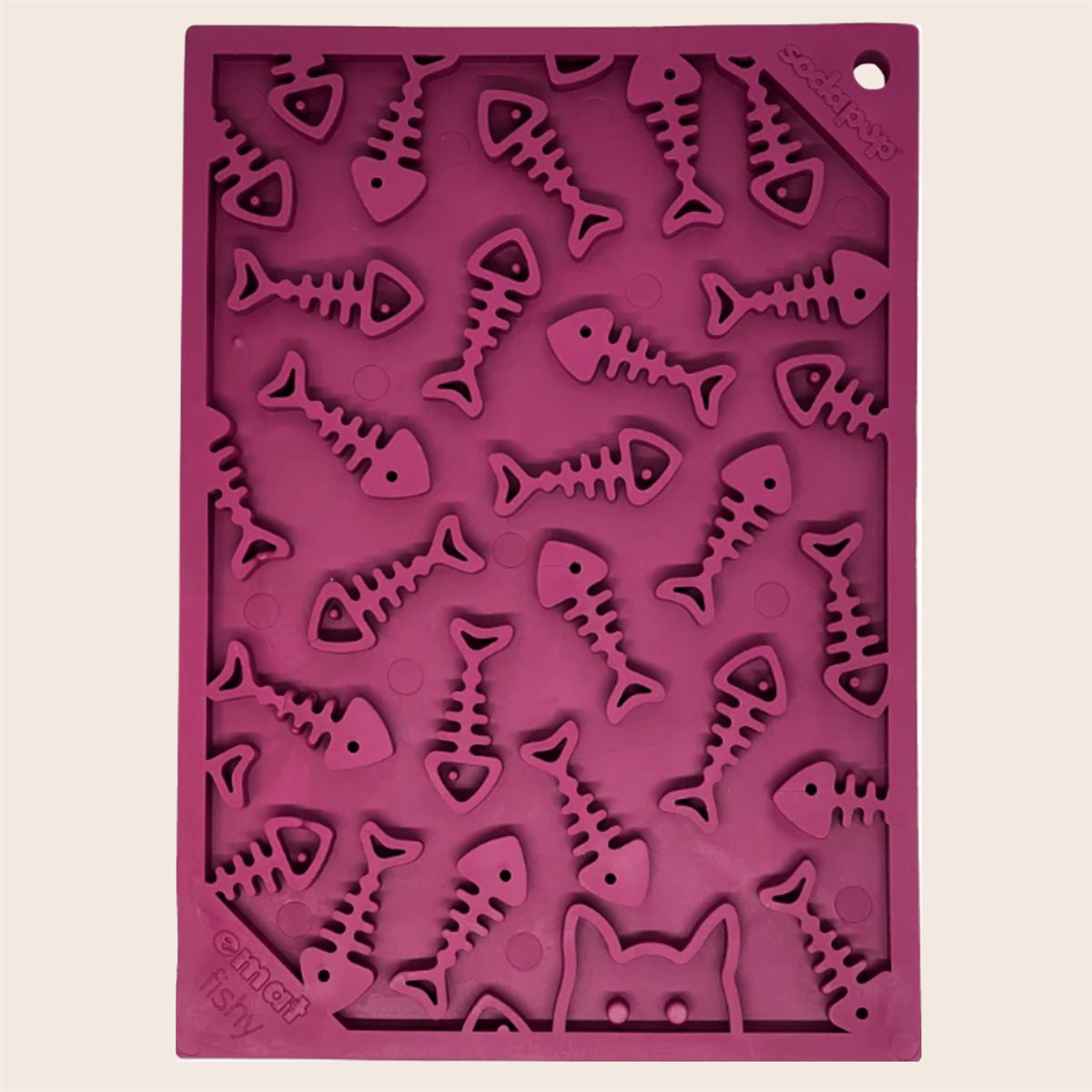 Cat Lick Mat Silicone Slow Feeder Anxiety Relief Pad for Pets - Detail Angle 6 | Majestic Pet Kingdom