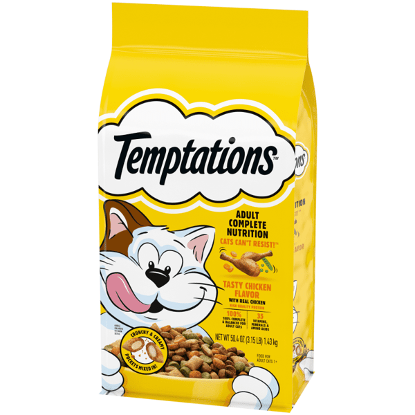 Cat Food Temptations Tasty Chicken Flavor Adult Dry Cat Food
