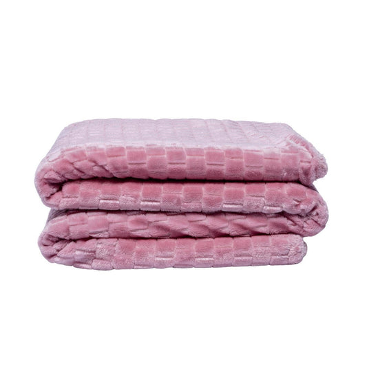 Textured Luxury Sherpa Pet Blanket Throw (50" x 60") - High Quality Pet Product