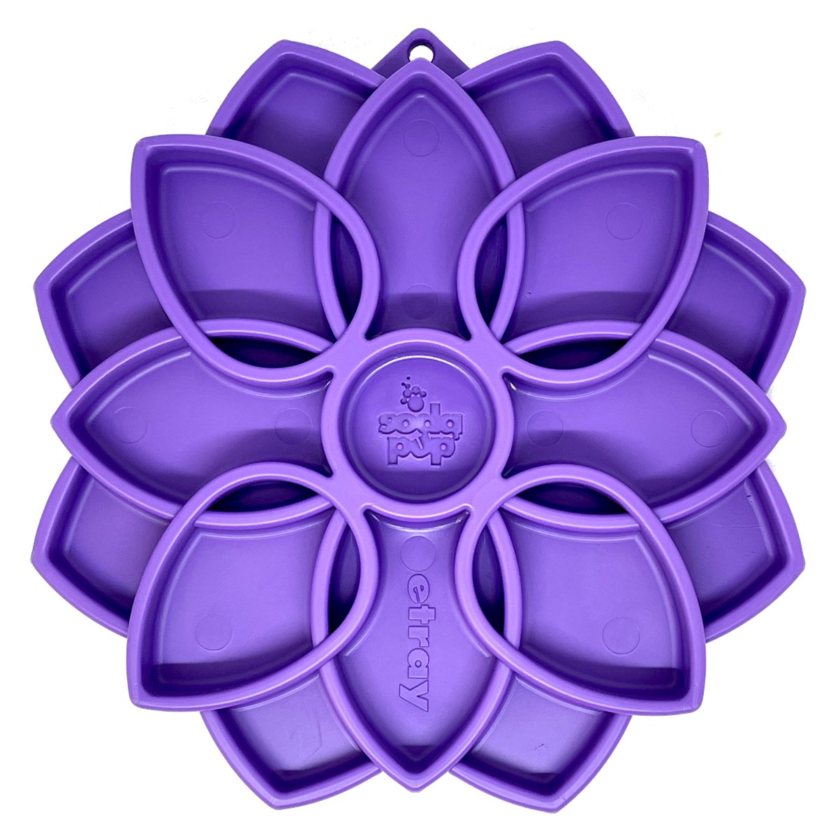 Dog Bowl Mandala eTray Shallow Slow Feeder Enrichment Dish