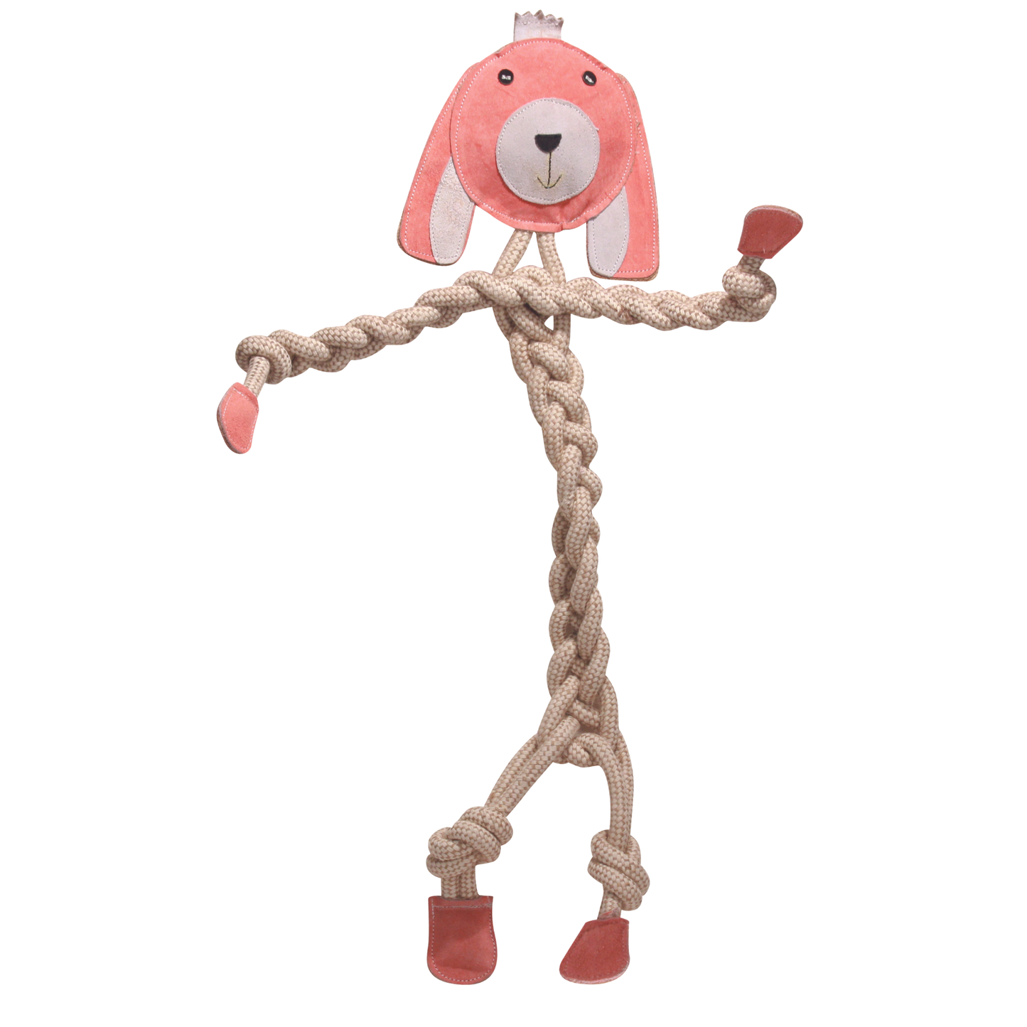 Bitsy Bunny Natural Rope Knottie® Dog Toy, Large (9mm rope
