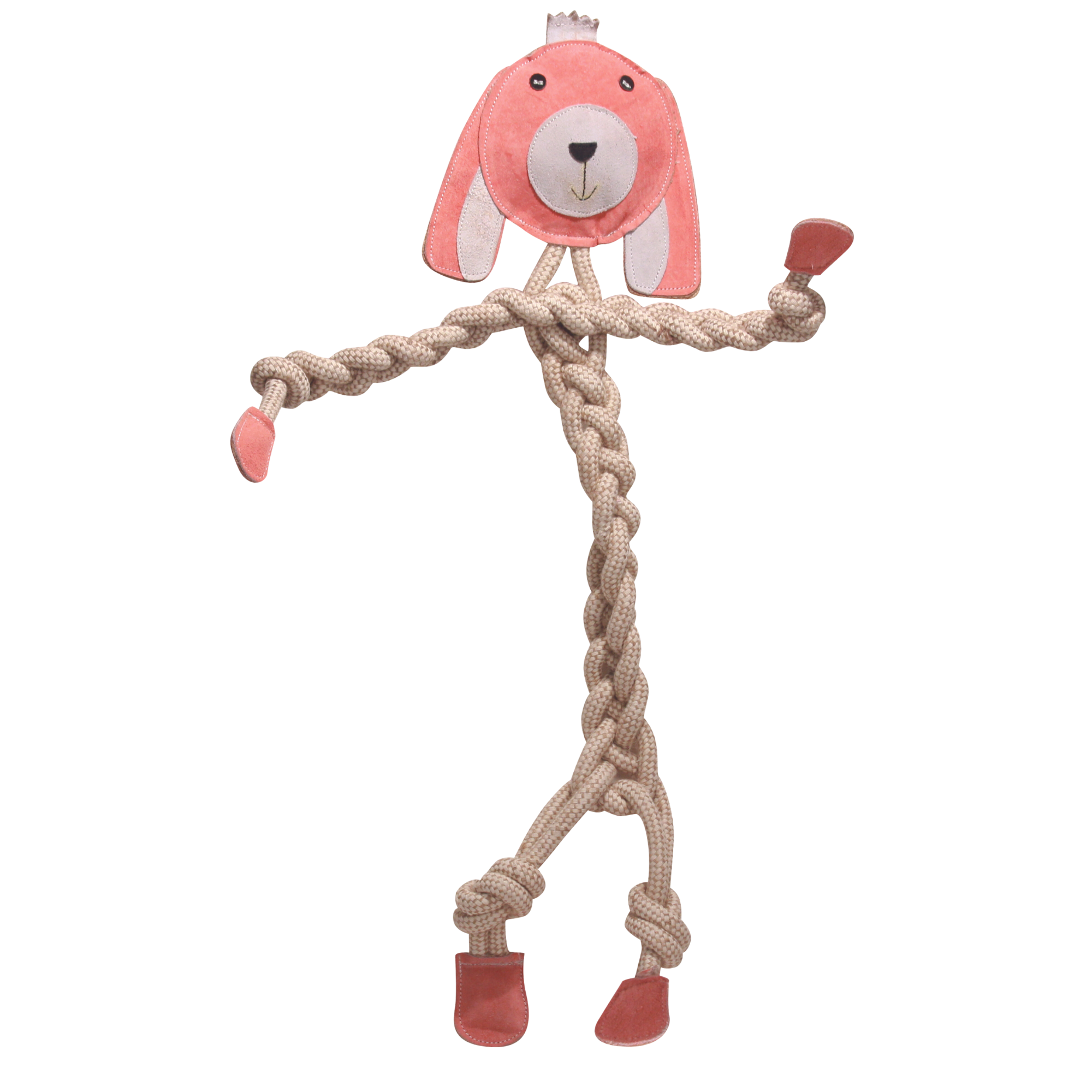 Bitsy Bunny Natural Rope Knottie® Dog Toy, Large (9mm rope