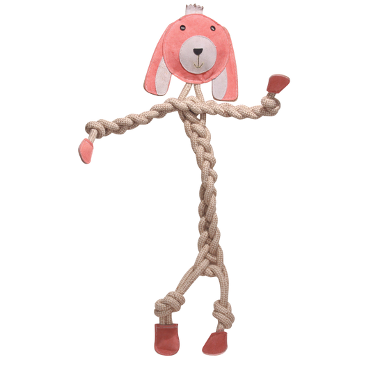 Bitsy Bunny Natural Rope Knottie® Dog Toy, Large (9mm rope