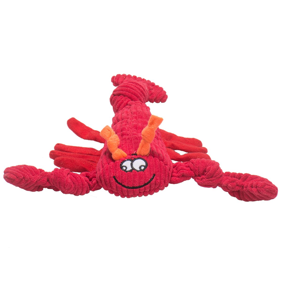Dog Plush Toy McCraken Lobsta Knottie Squeaky Stuffed Animal - Detail Angle 7 | Majestic Pet Kingdom