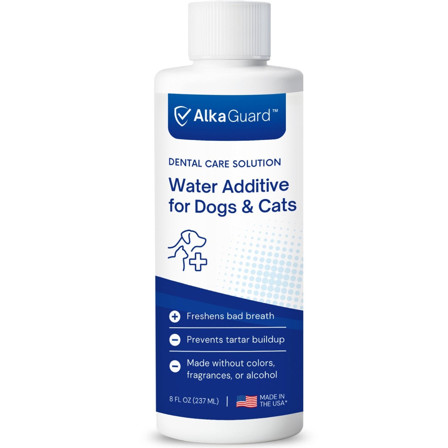Pet Dental Water Additive Oral Breath Care Solution 16 fl oz - Main Feature View | Majestic Pet Kingdom