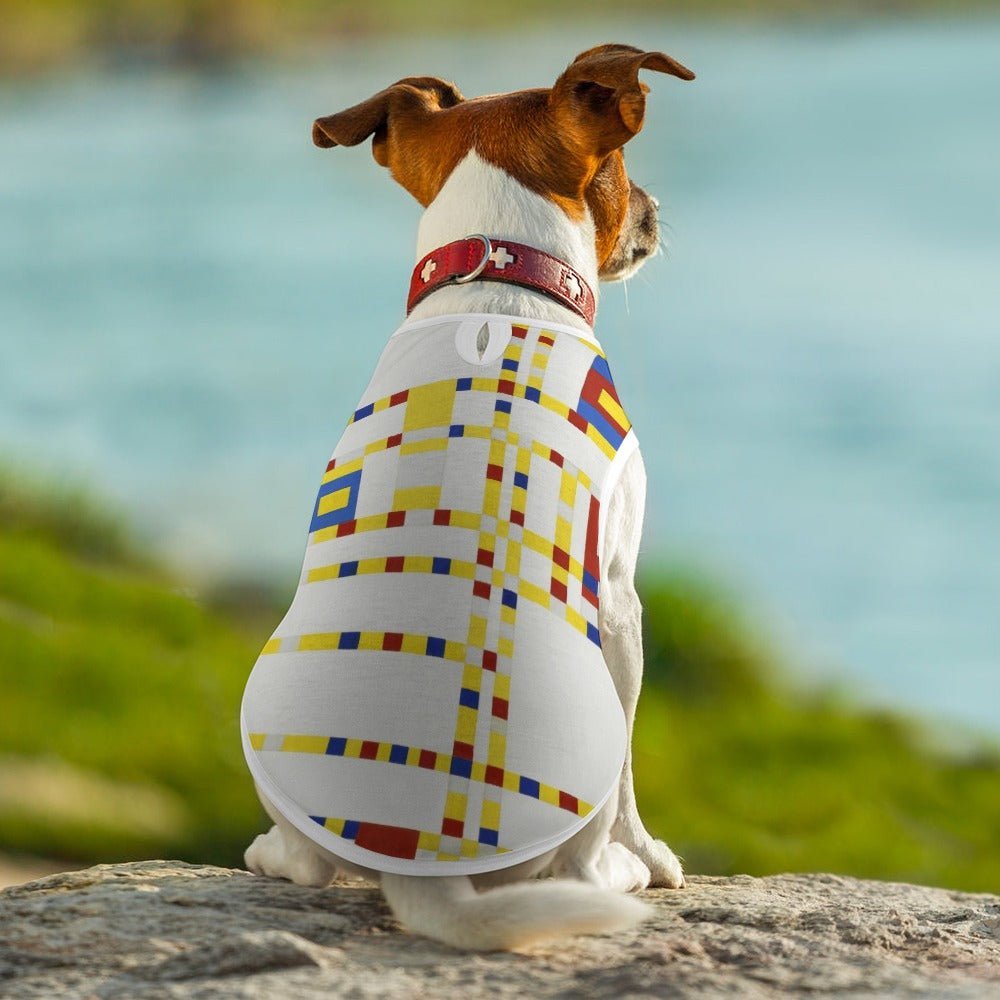 Mondrian Broadway Boogie Woogie Pet Vest | The Finest Market - Majestic Pet Kingdom