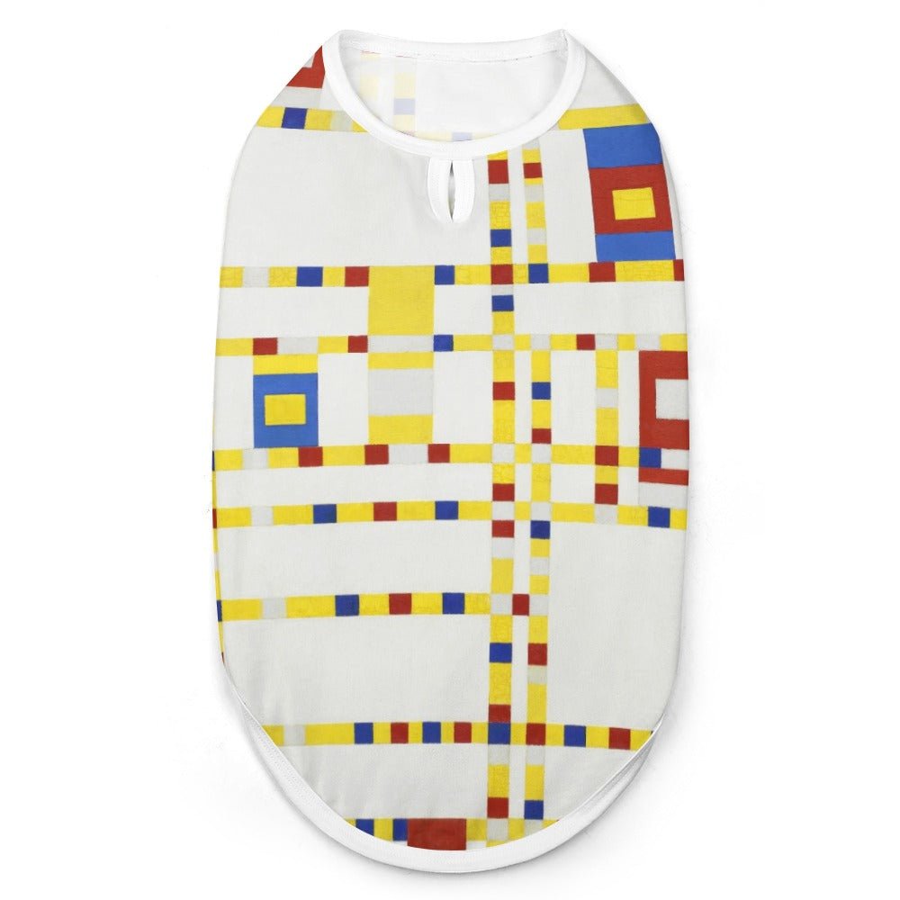 Mondrian Broadway Boogie Woogie Pet Vest | The Finest Market - Majestic Pet Kingdom