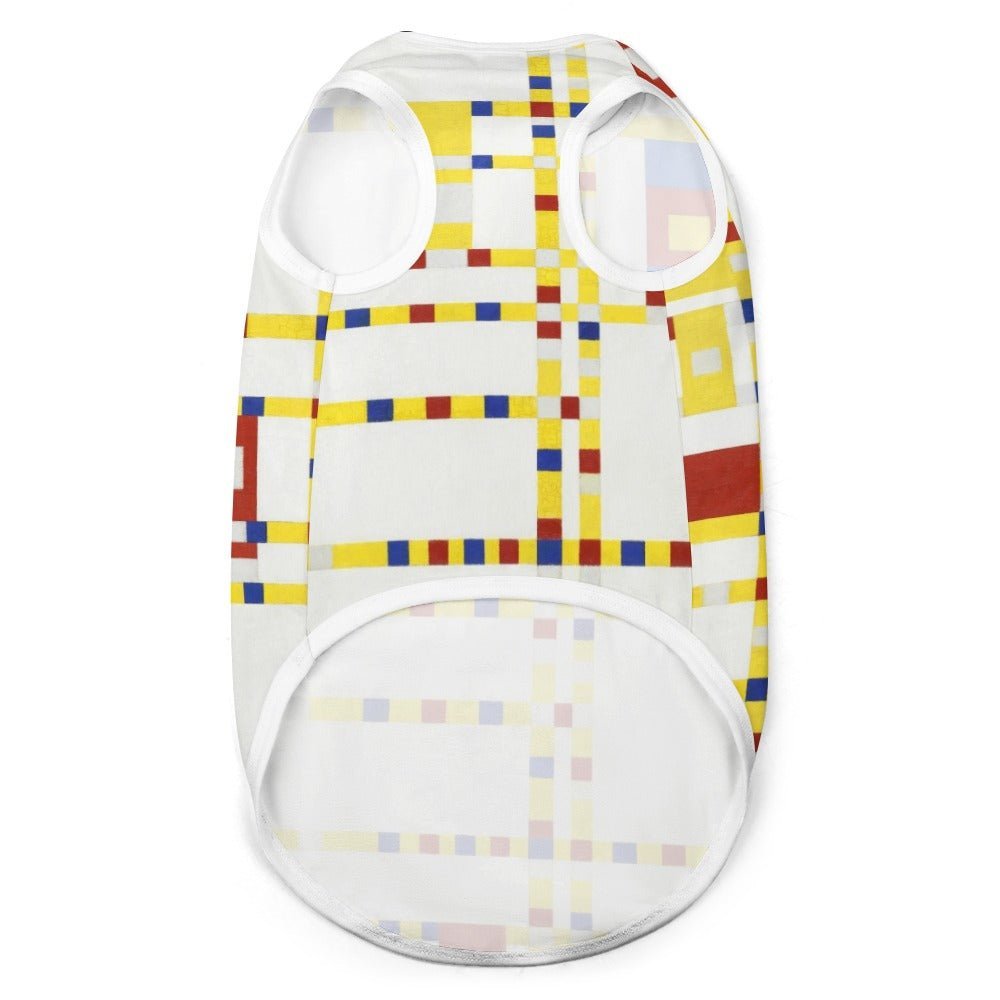 Mondrian Broadway Boogie Woogie Pet Vest | The Finest Market - Majestic Pet Kingdom