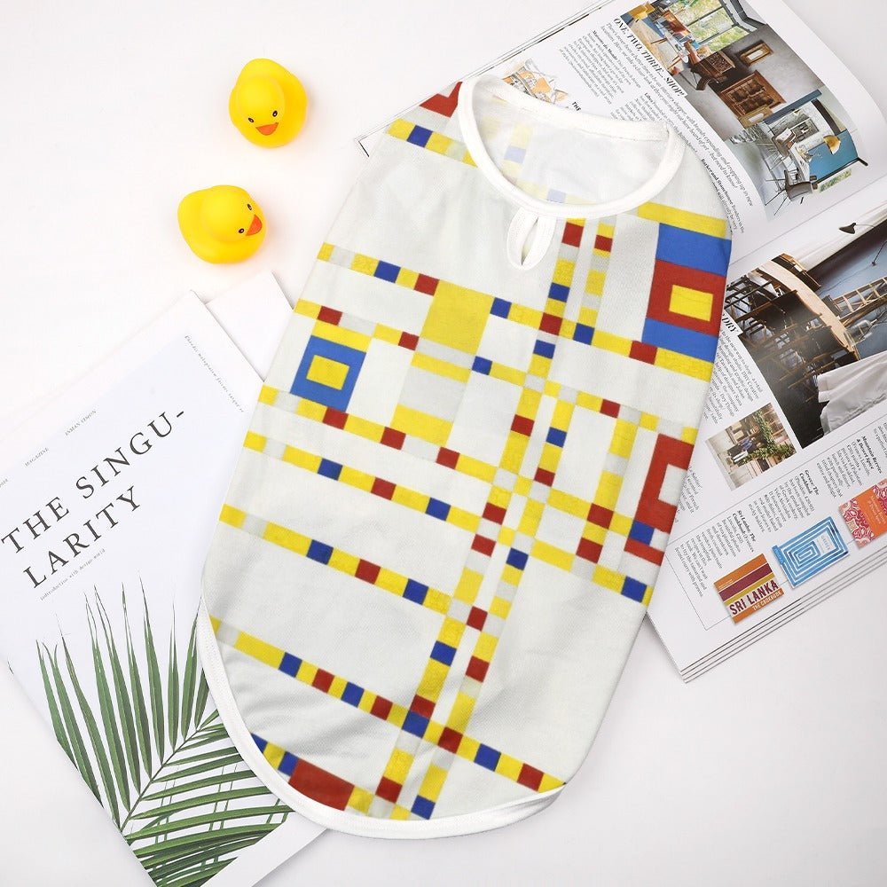 Dog Vest Piet Mondrian Broadway Boogie Woogie Sleeveless Top