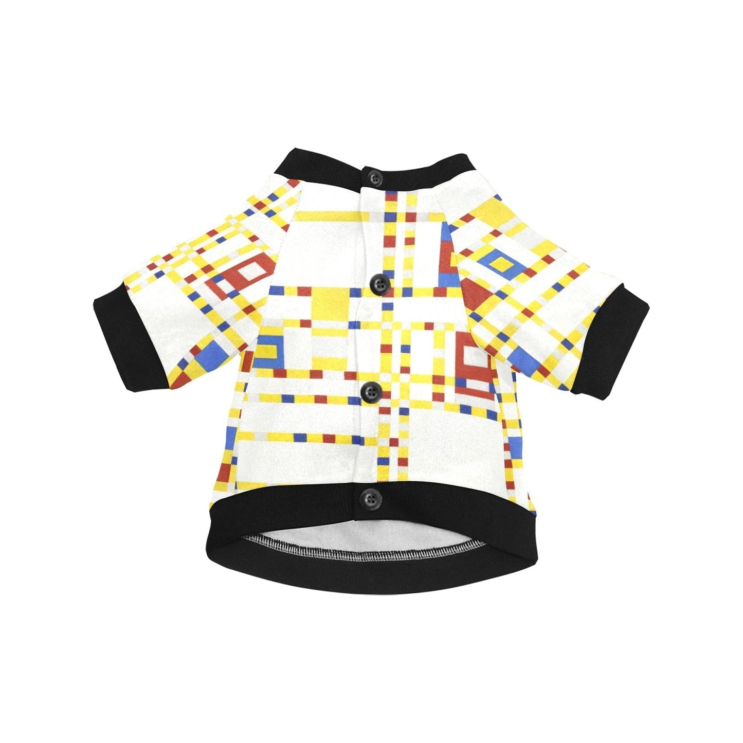 Mondrian Broadway Boogie Woogie Round Neck Shirt - Premium - Majestic Pet Kingdom