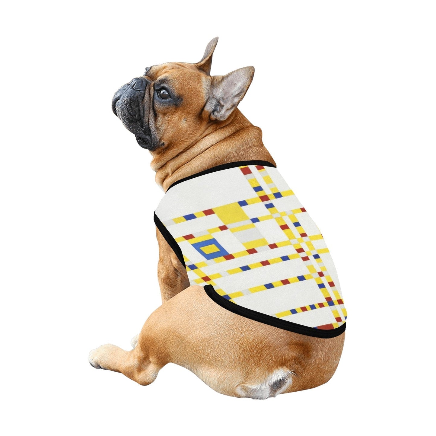 Dog Tank Top Piet Mondrian Broadway Boogie Woogie Graphic