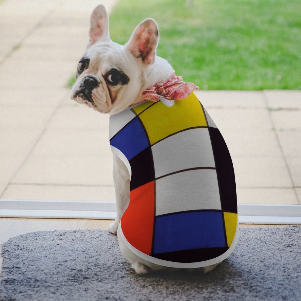 Mondrian Composition A Pet Vest | The Finest Market Best - Majestic Pet Kingdom