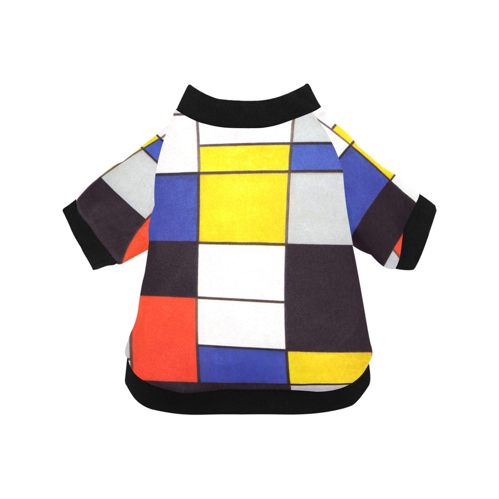 Mondrian Composition A Round Neck Shirt | The Finest Market - Majestic Pet Kingdom