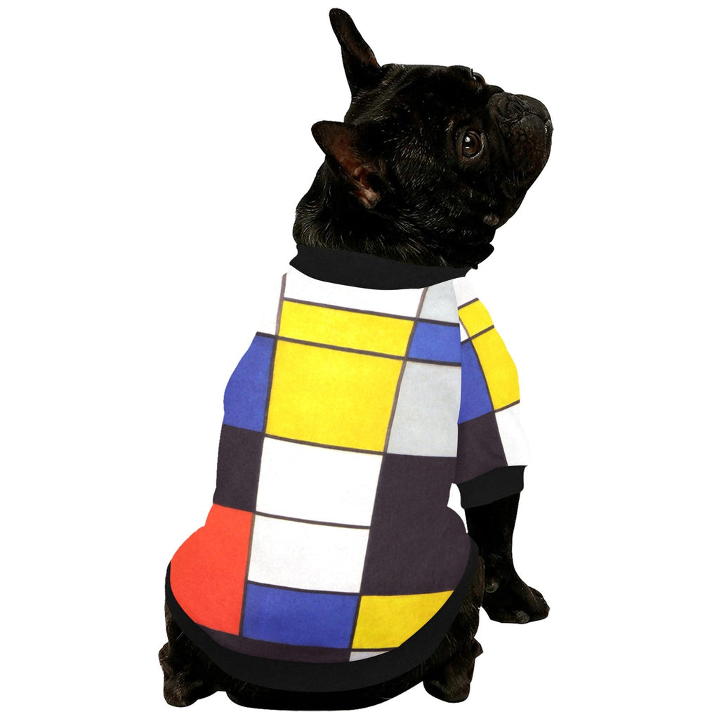 Mondrian Composition A Round Neck Shirt | The Finest Market - Majestic Pet Kingdom
