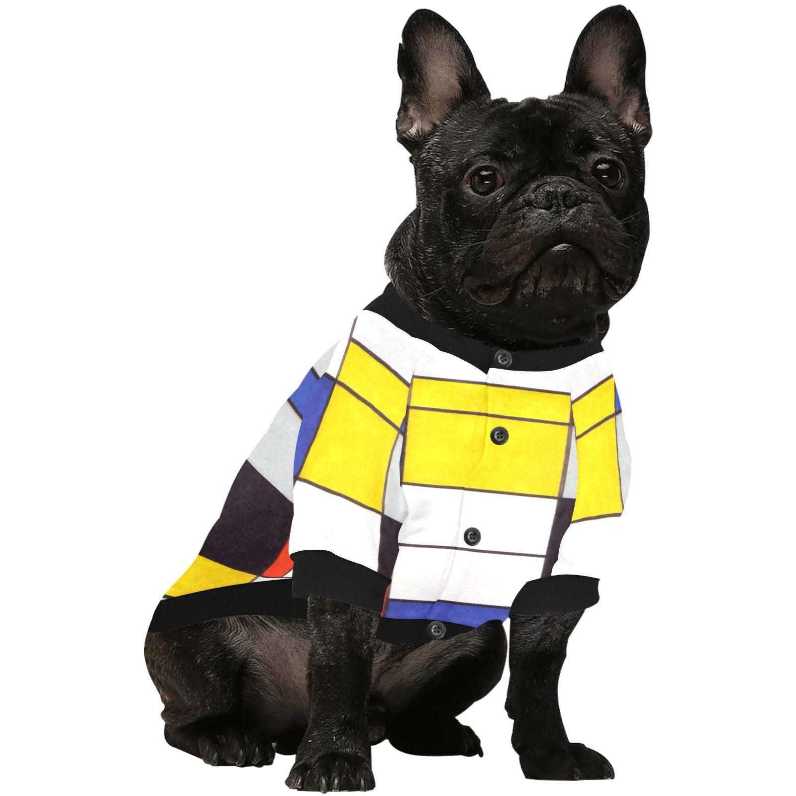 Mondrian Composition A Round Neck Shirt | The Finest Market - Majestic Pet Kingdom