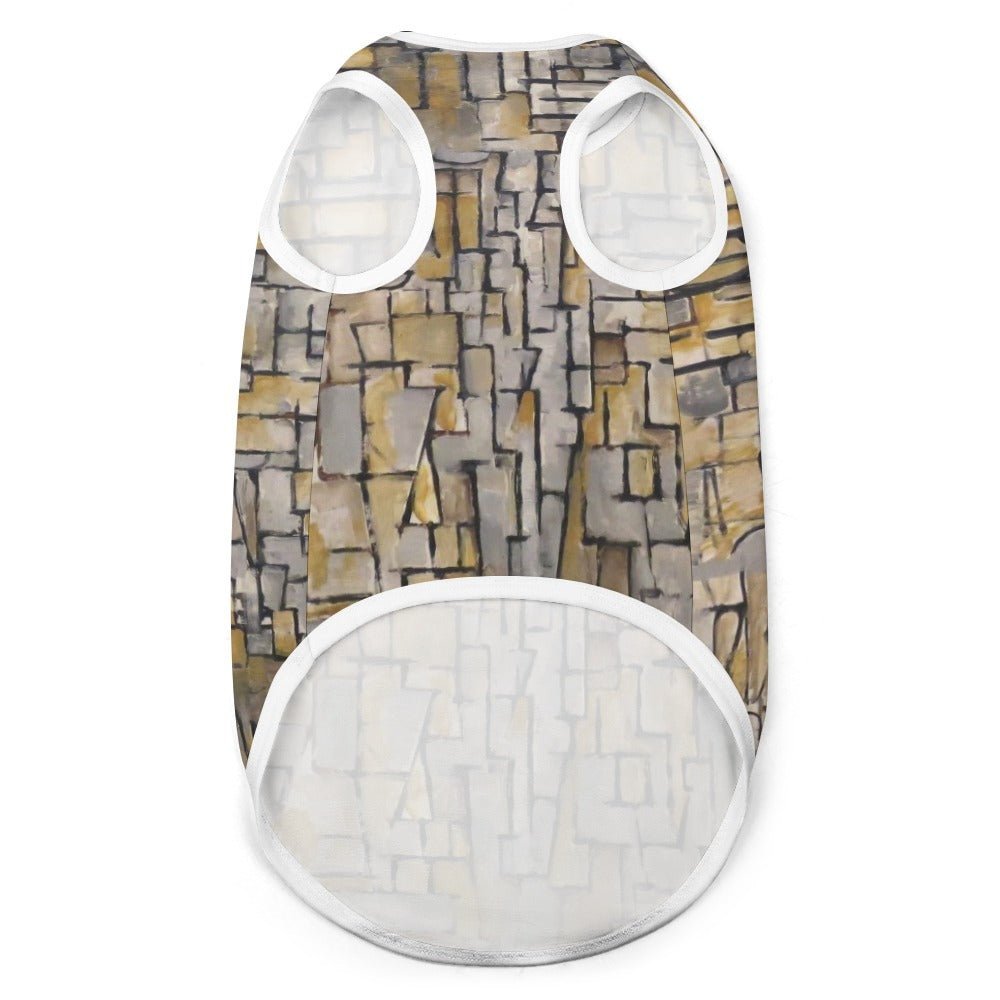 Dog Vest Piet Mondrian Tableau No 2 Abstract Sleeveless Top
