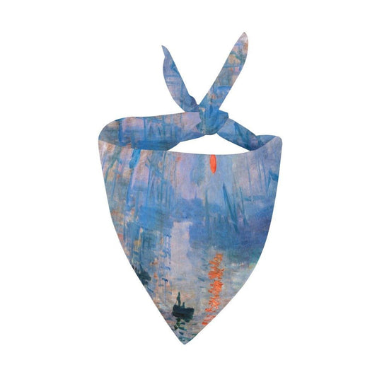 Monet Impression, Sunrise Double-Sided Pet Bandana - Premium