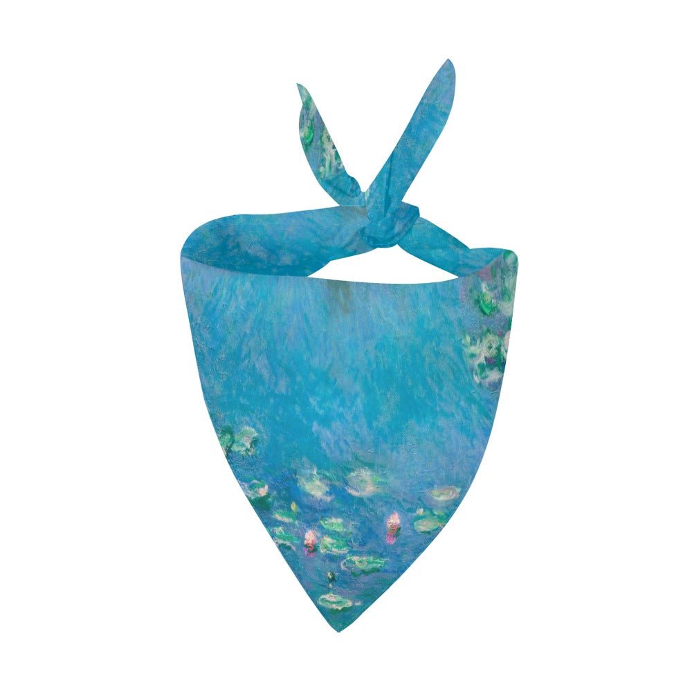 Monet Water Lilies Double-Sided Pet Bandana - Premium Best
