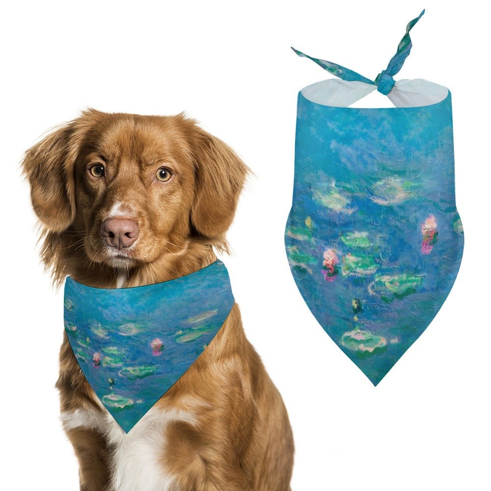 Monet Water Lilies Pet Scarf | The Finest Market - Premium