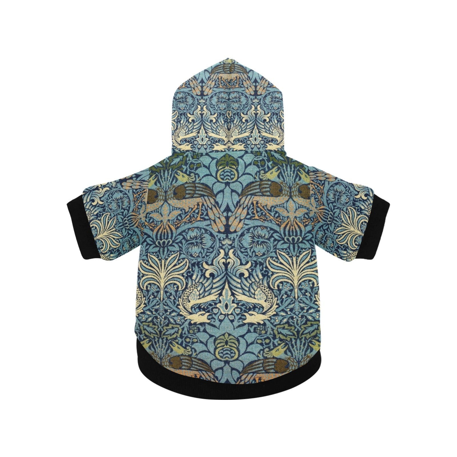 Morris Peacock and Dragon Button Hoodie | The Finest Market