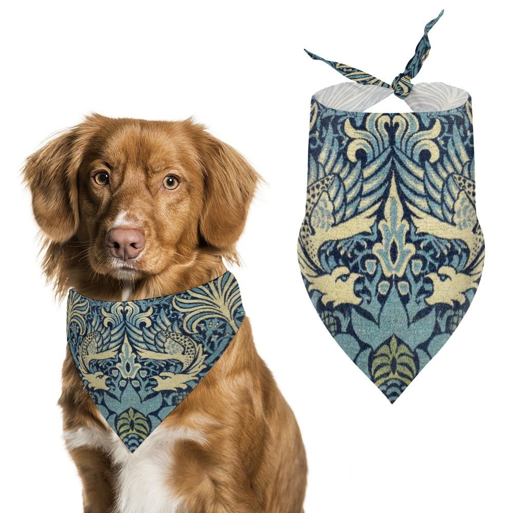 Morris Peacock and Dragon Pet Scarf | The Finest Market