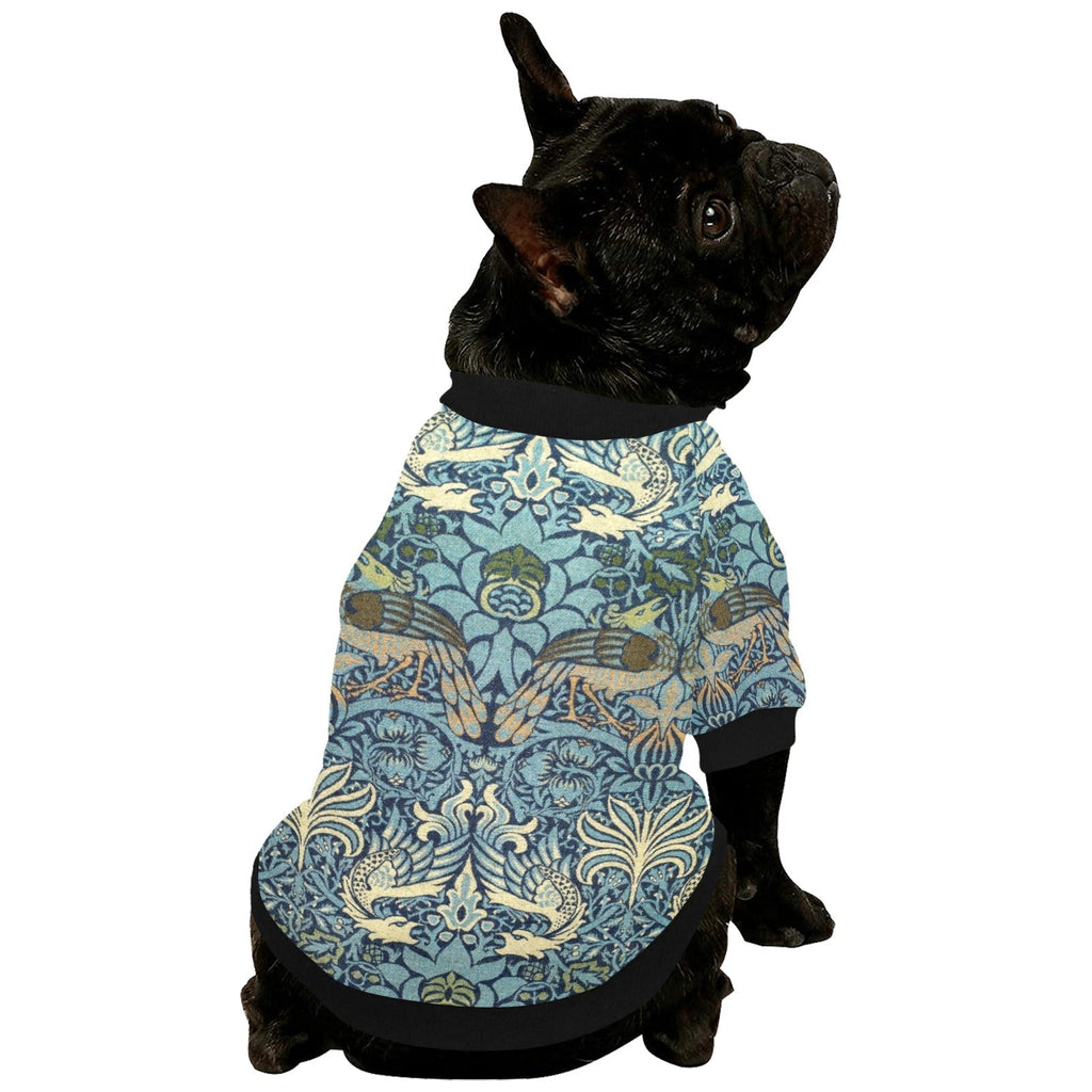 Morris Peacock and Dragon Round Neck Shirt - Premium Best - Majestic Pet Kingdom