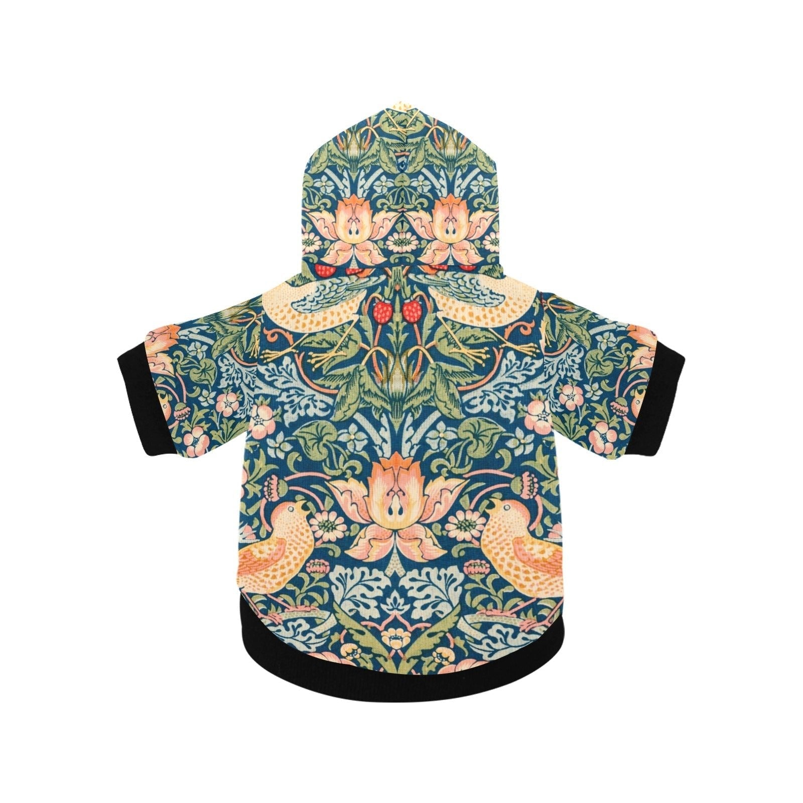 Morris Strawberry Thief Button Hoodie | The Finest Market