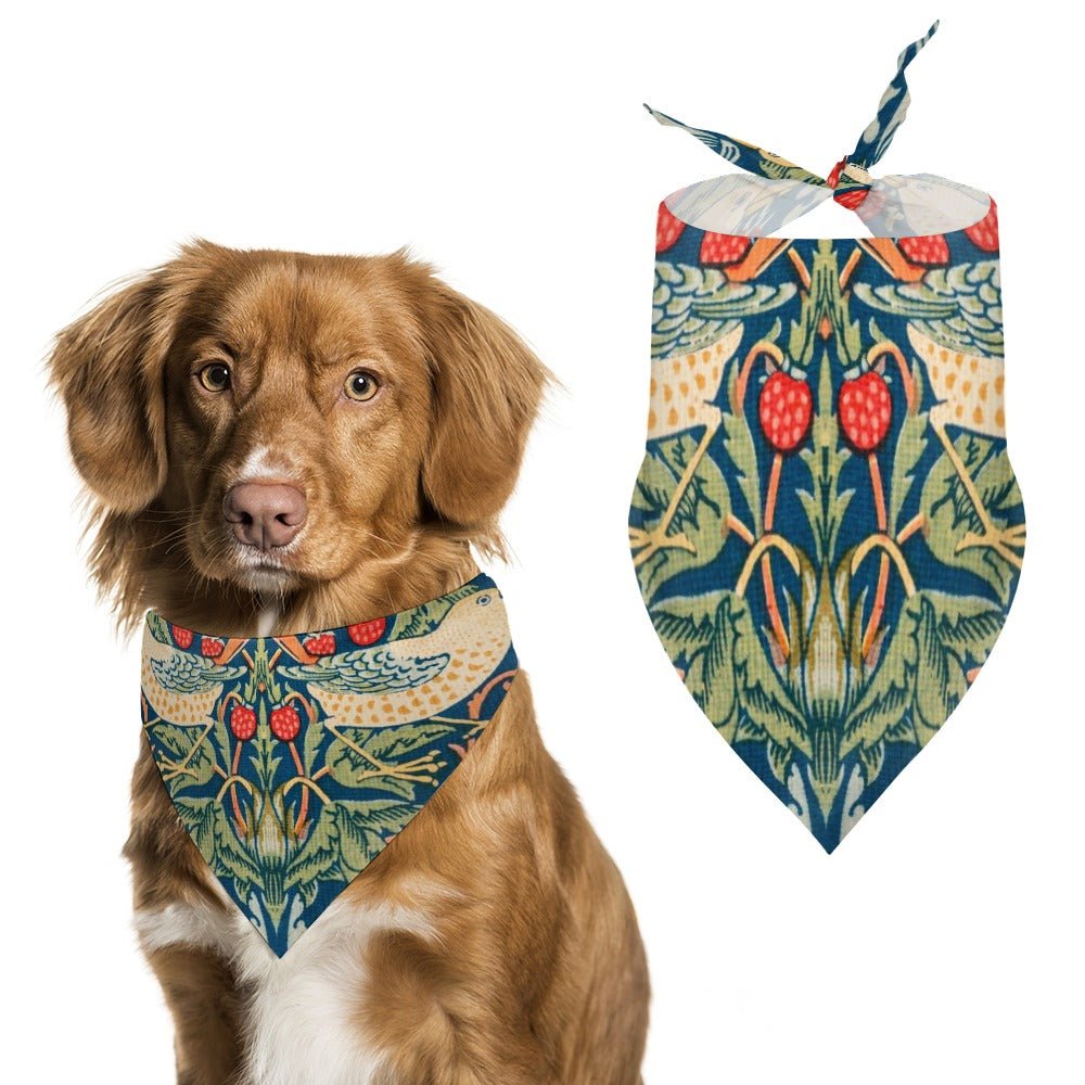 Morris Strawberry Thief Pet Scarf | The Finest Market Best