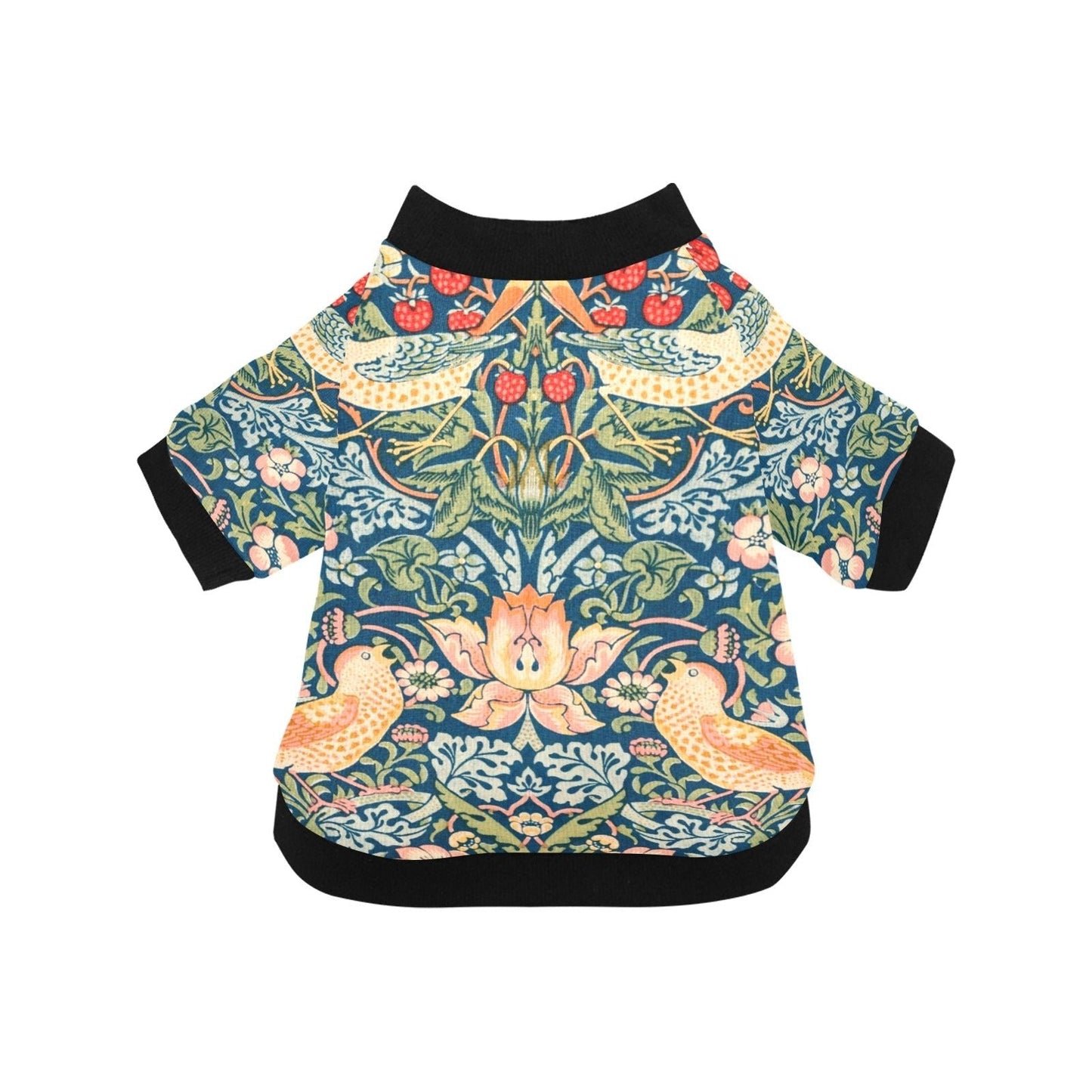 Morris Strawberry Thief Round Neck Shirt | The Finest Market - Majestic Pet Kingdom