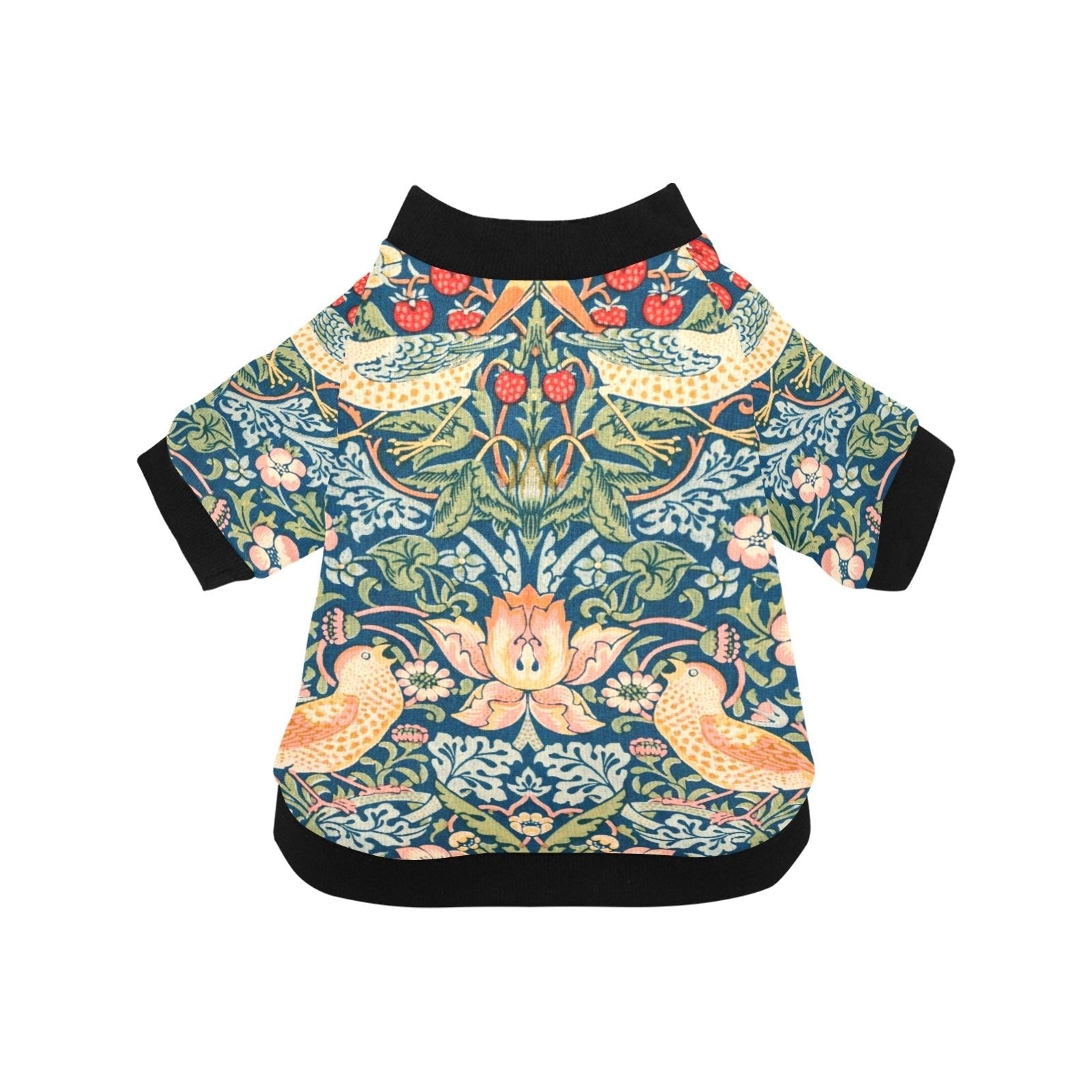 Morris Strawberry Thief Round Neck Shirt | The Finest Market - Majestic Pet Kingdom