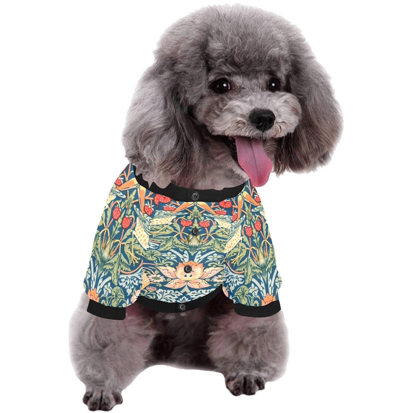 Morris Strawberry Thief Round Neck Shirt | The Finest Market - Majestic Pet Kingdom