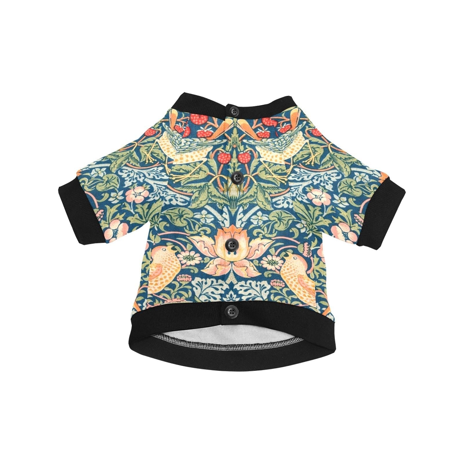 Morris Strawberry Thief Round Neck Shirt | The Finest Market - Majestic Pet Kingdom