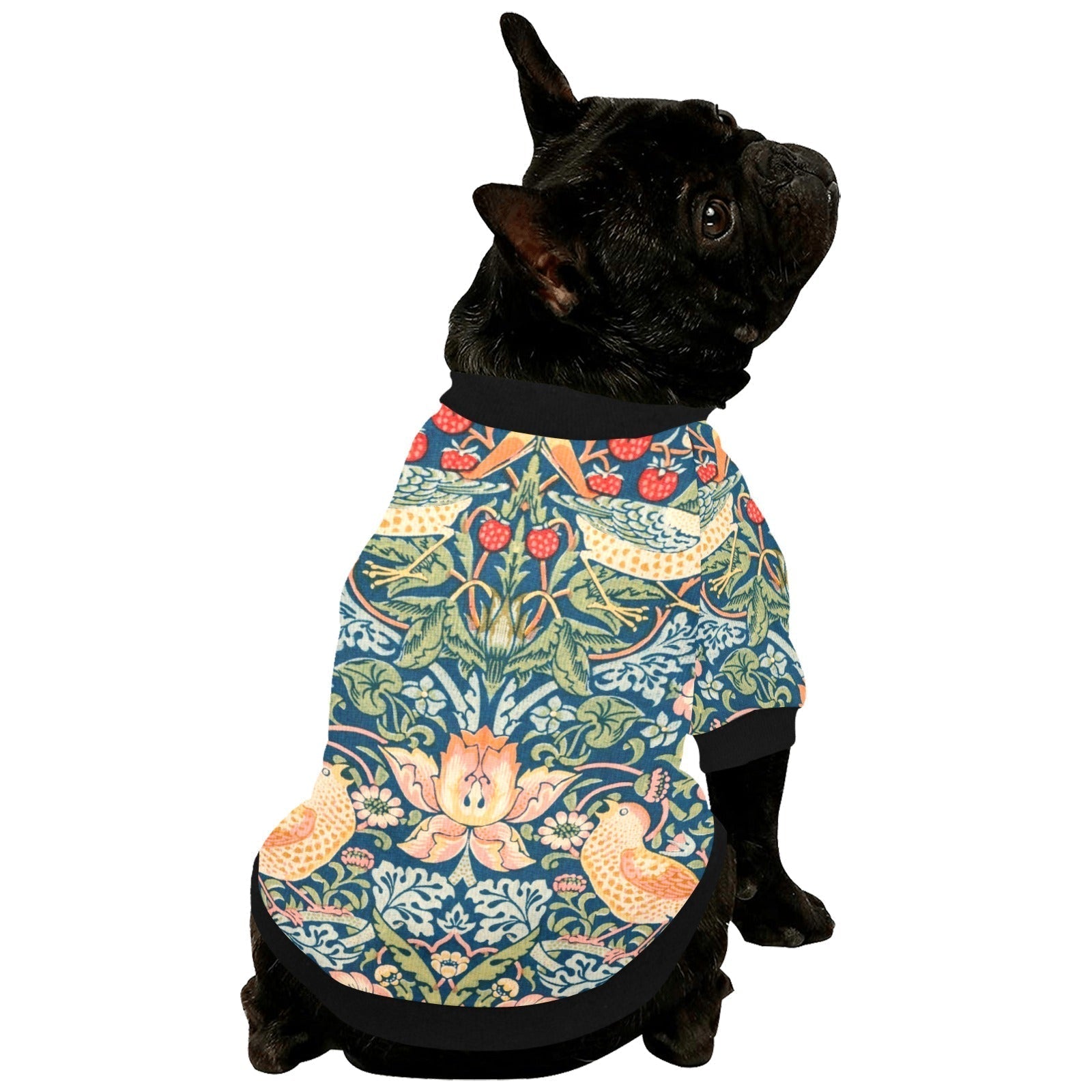 Morris Strawberry Thief Round Neck Shirt | The Finest Market - Majestic Pet Kingdom