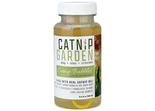 Catnip Bubbles Multipet Catnip Garden Scented Bubble Wand 5oz - Main Feature View | Majestic Pet Kingdom