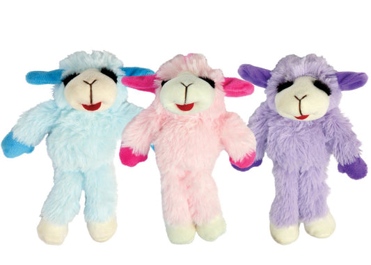 Dog Plush Toy Multipet Floppy Lamb Chop Squeaky Soft 14-Inch - Main Feature View | Majestic Pet Kingdom