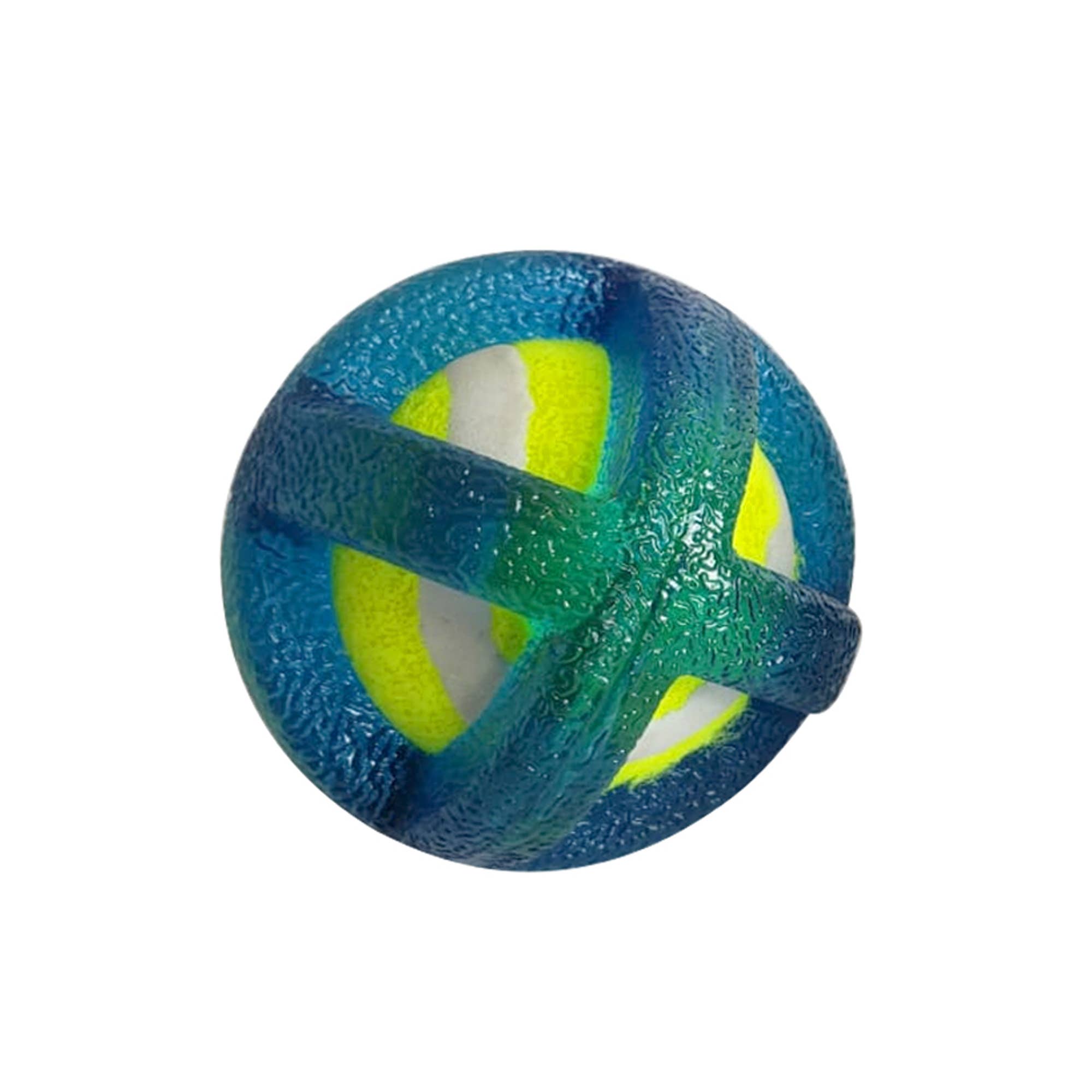 TPR-Coated Agility Tennis Ball Dog Toy – Pet-Safe Play
