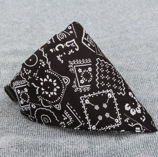 Dog Bandana Adjustable Collar Neckerchief Triangle Scarf